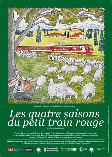 Affiche de la série Les quatre saisons du petit train rouge