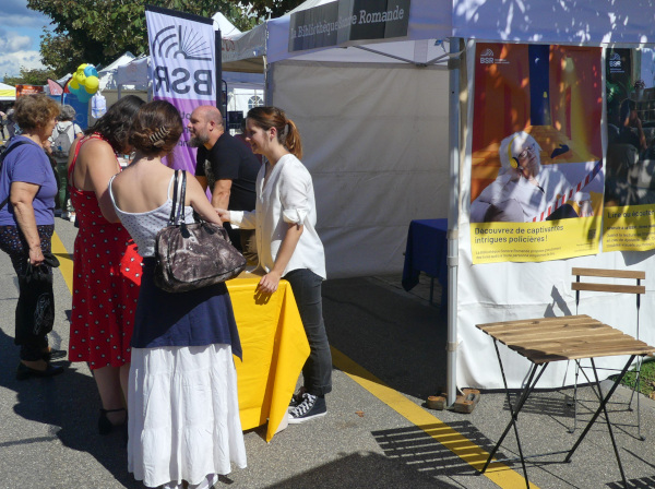 au stand de la BSR