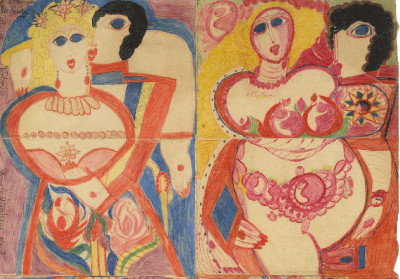 Aloüse Corbaz, tableau Napoléon 3 à Cherbourg